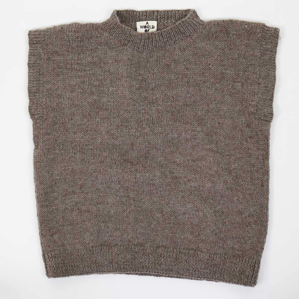 KNITS/25 Slipover, grå