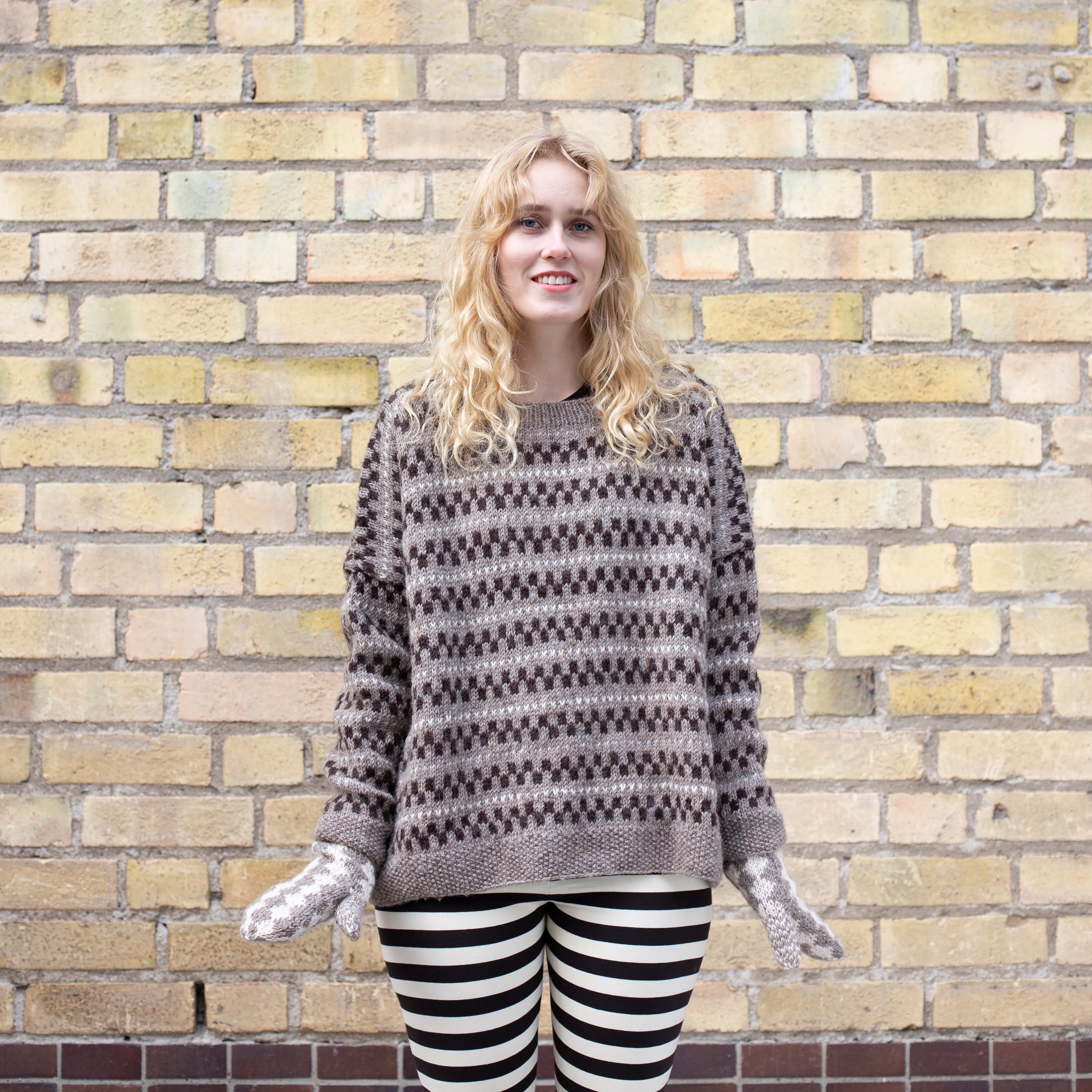 KNITS/25 Tröja one size, grå