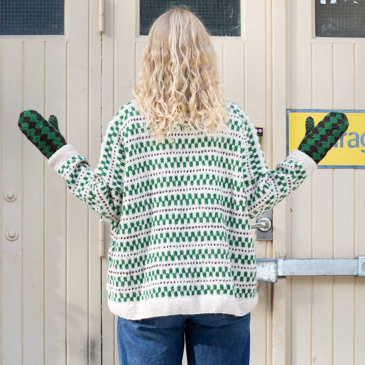 KNITS/25 Sweater, one size, green