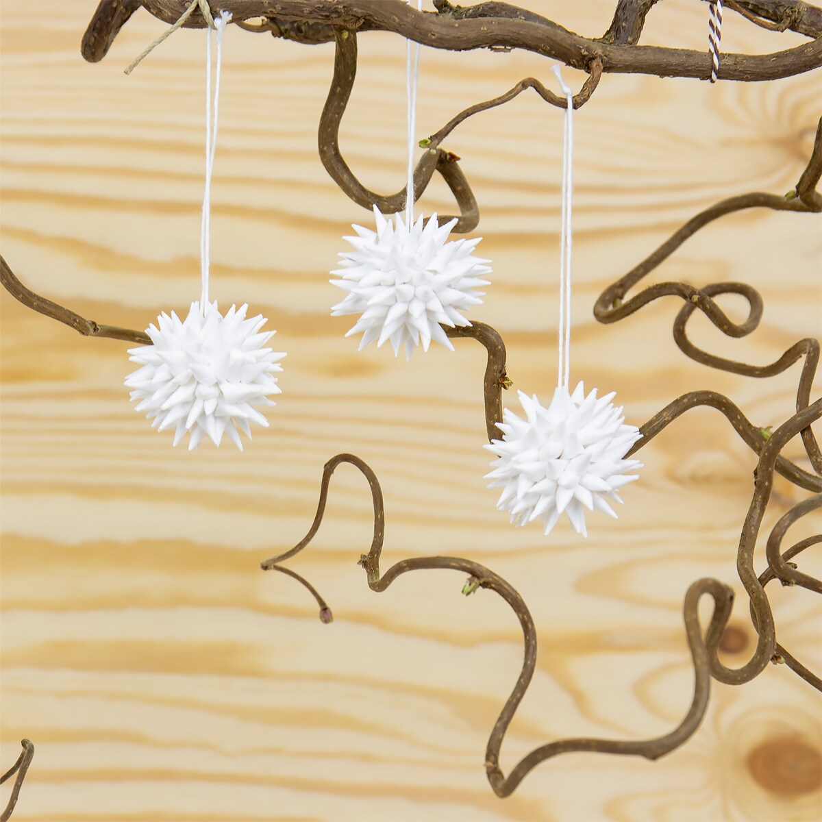 KOTTE MINI ornament 6 pack, white