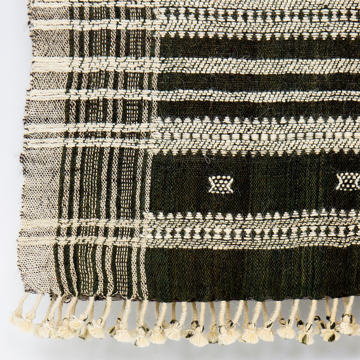 KUTCH Wool blanket 95x220, brun