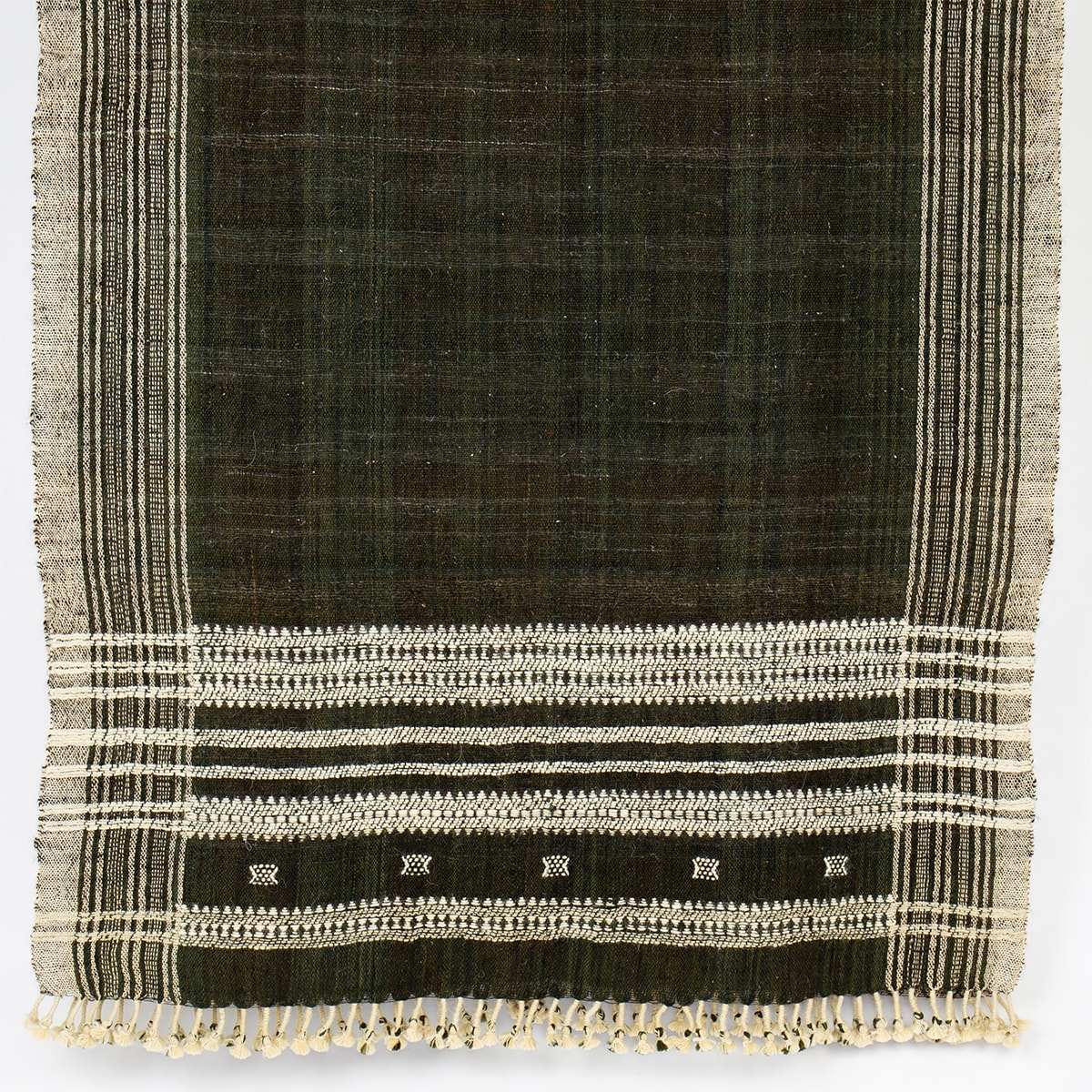 KUTCH Wool blanket 95x220, brun