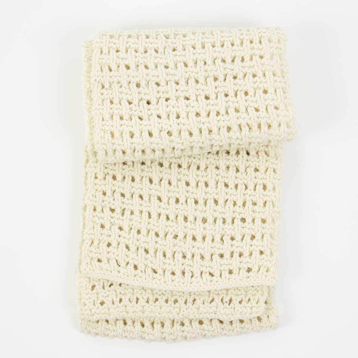 KNITS/26 Muffler, offwhite