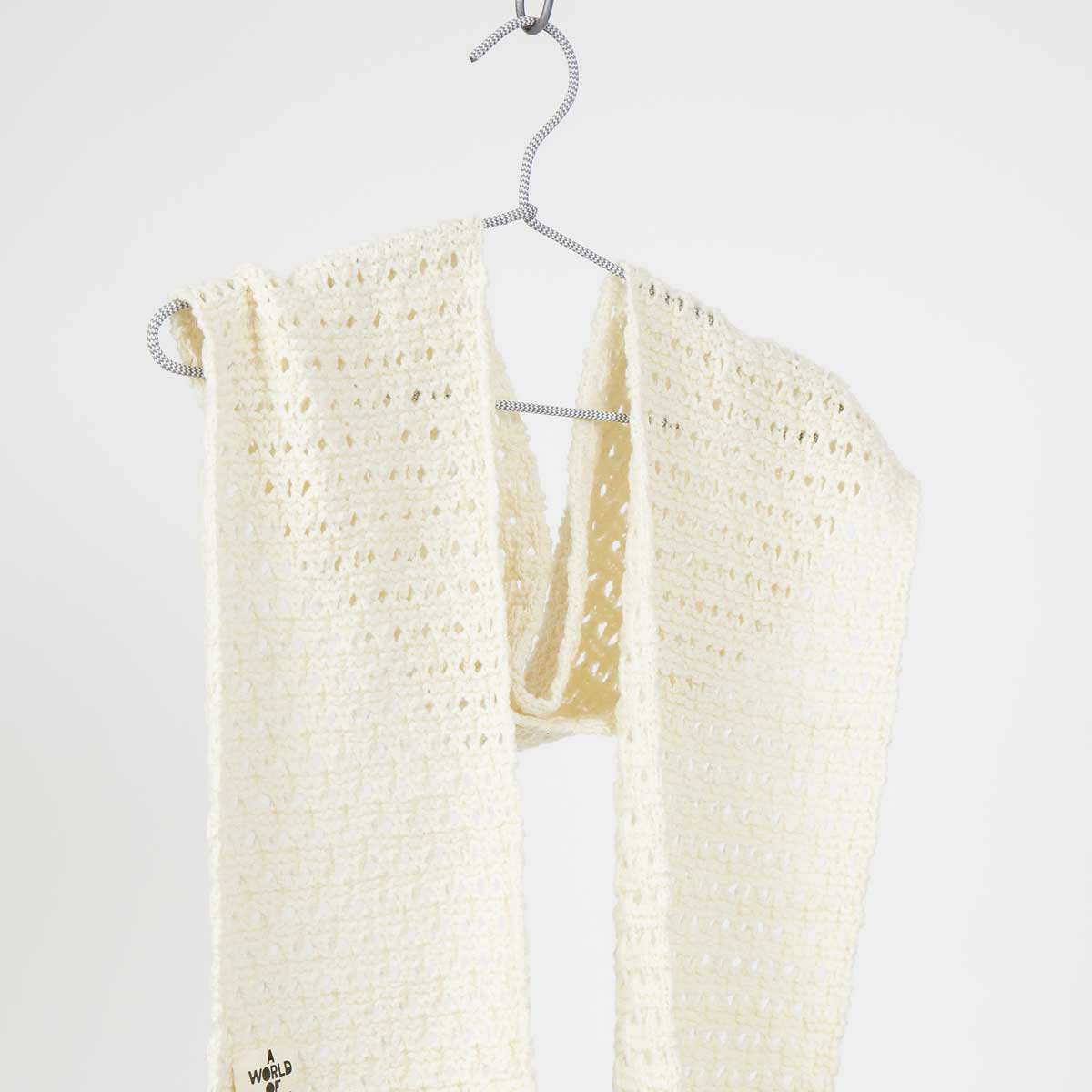 KNITS/26 Muffler, offwhite