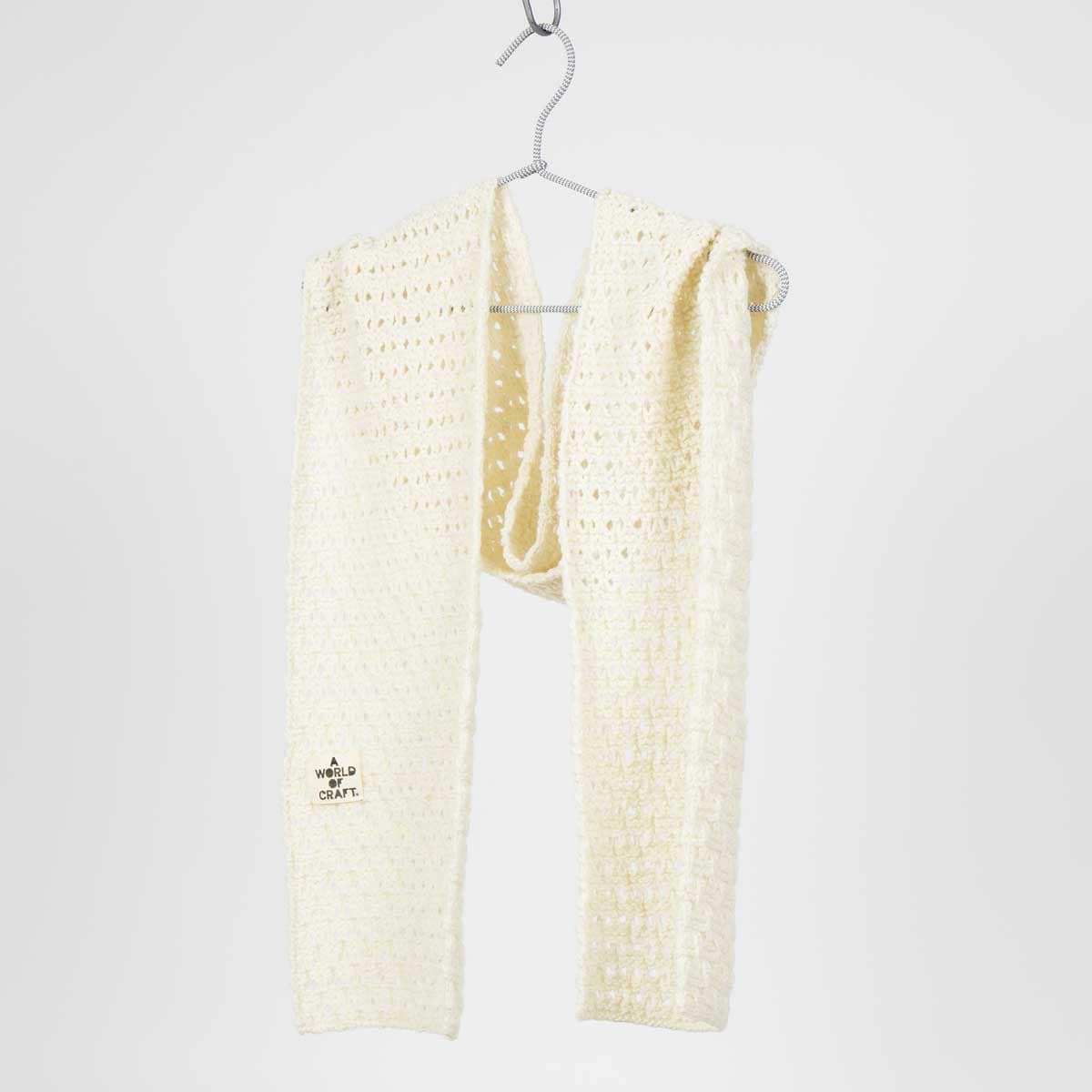 KNITS/26 Muffler, offwhite