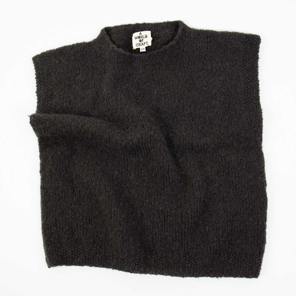 KNITS/26 Slipover, dark brown