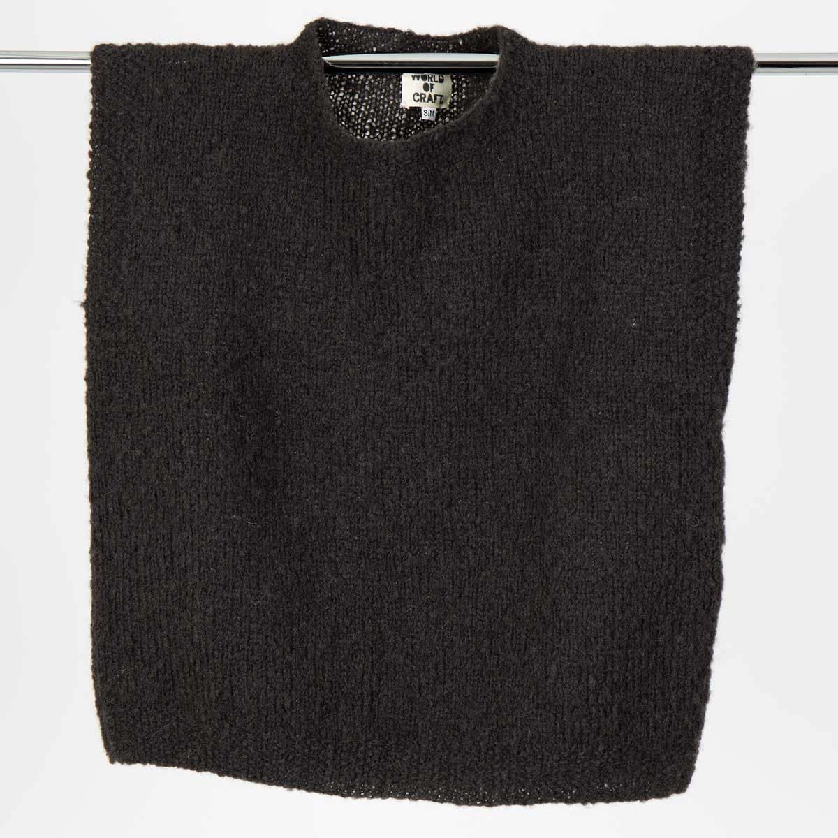 KNITS/26 Slipover, dark brown