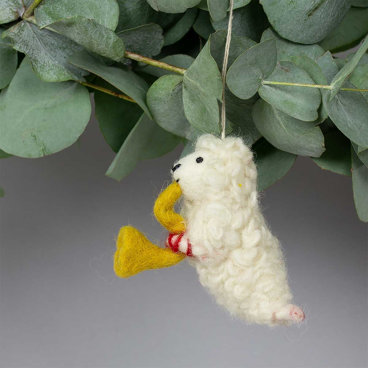 LAMB WITH TRUMPET Julhänge