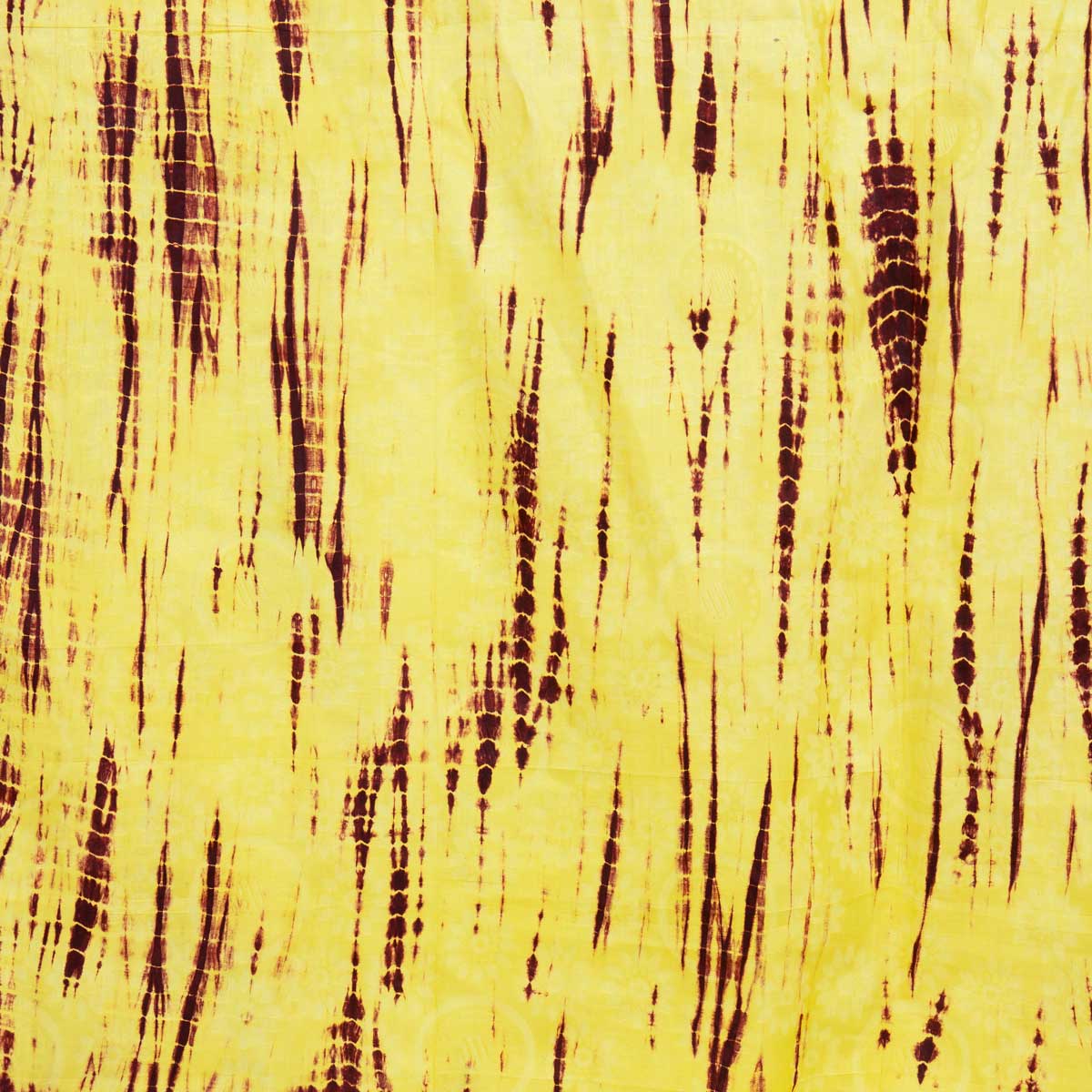 LINES BATIK Cloth 85x280 cm, yellow/brown