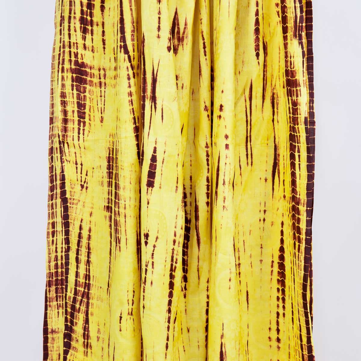 LINES BATIK Cloth 85x280 cm, yellow/brown