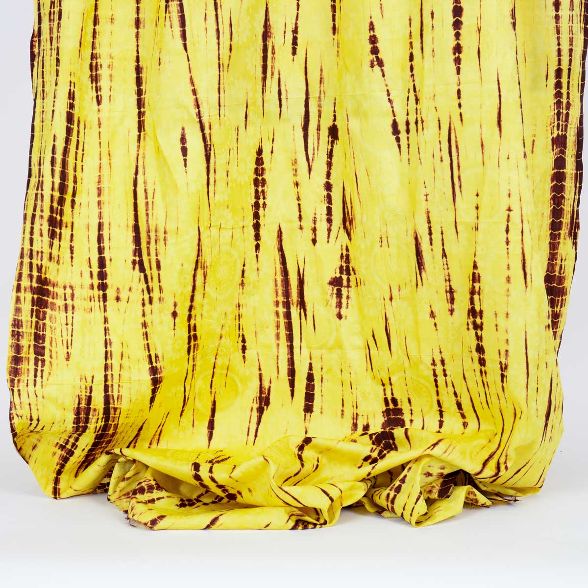 LINES BATIK Cloth 85x280 cm, yellow/brown