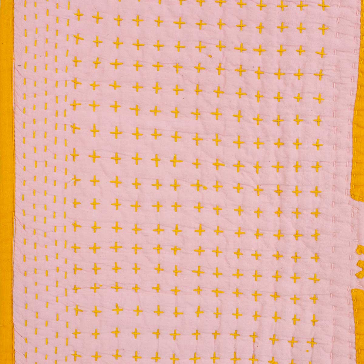 LOVELY QUILT Överkast 205x175, rosa/orange