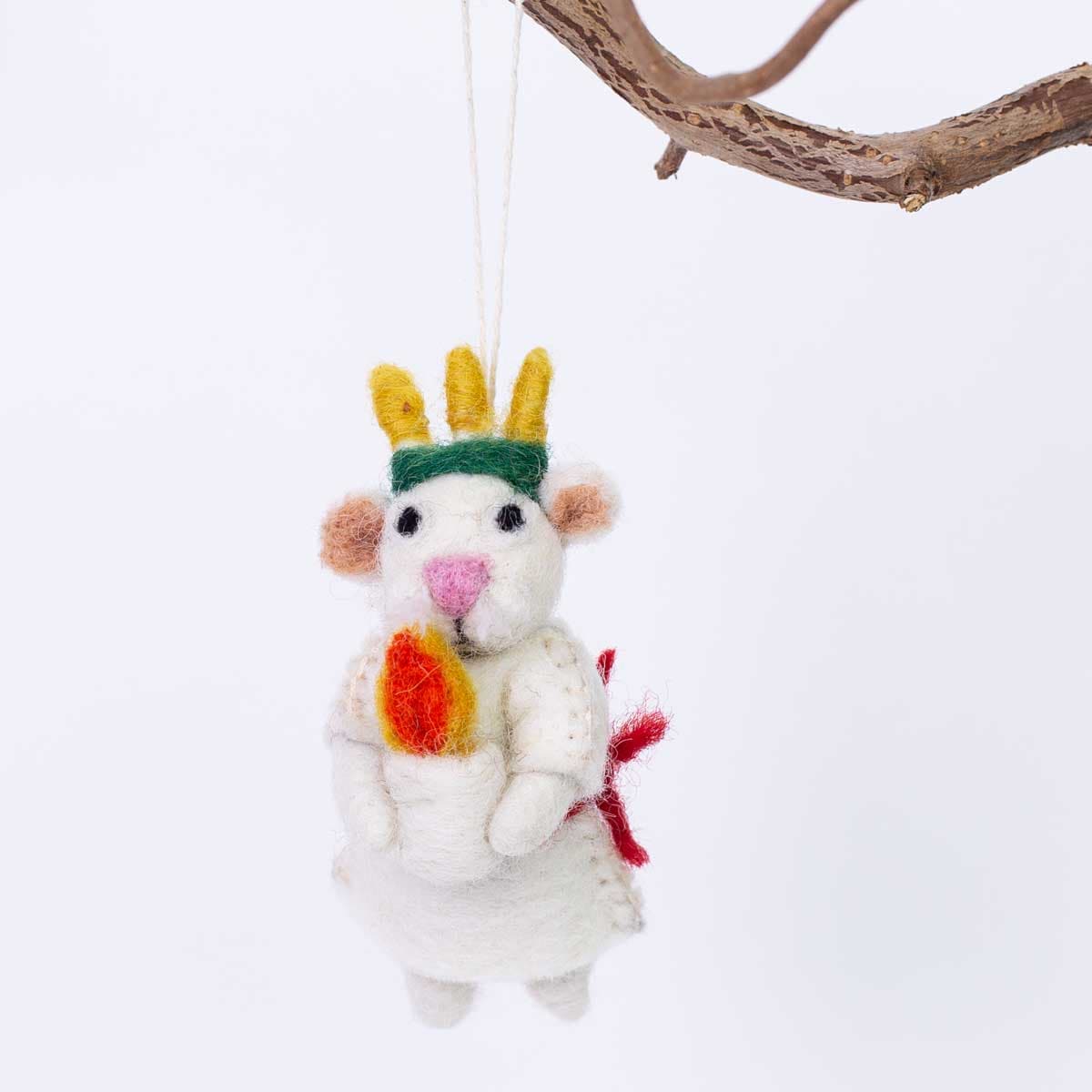 MOUSE LUCIA Christmas ornament