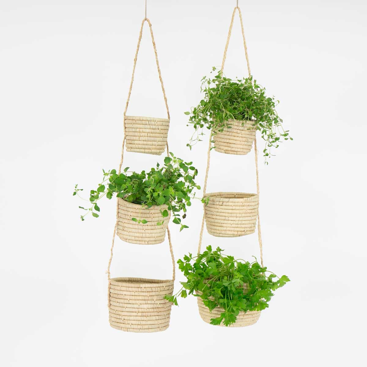 MACRAMÉ Triple basket