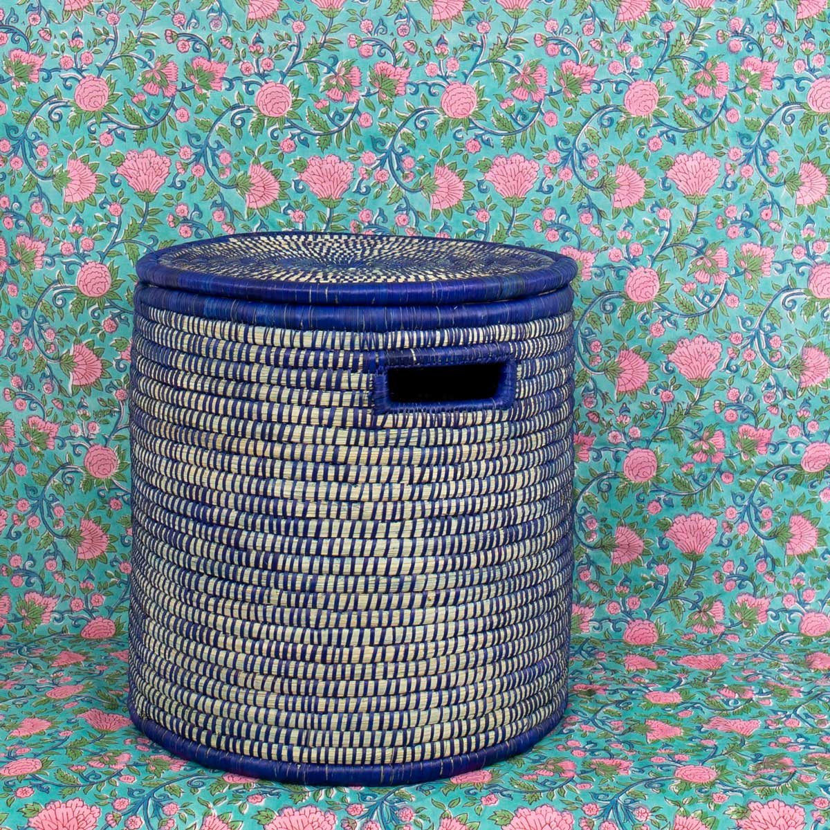 MALAWI Laundry basket S, blue