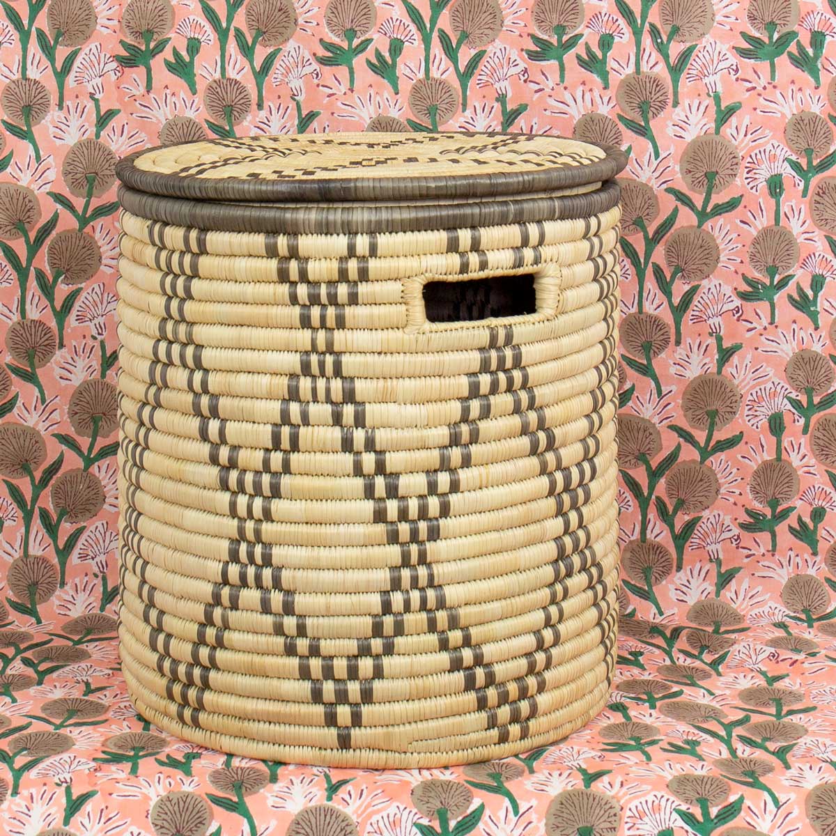 MALAWI Laundry basket M, natural