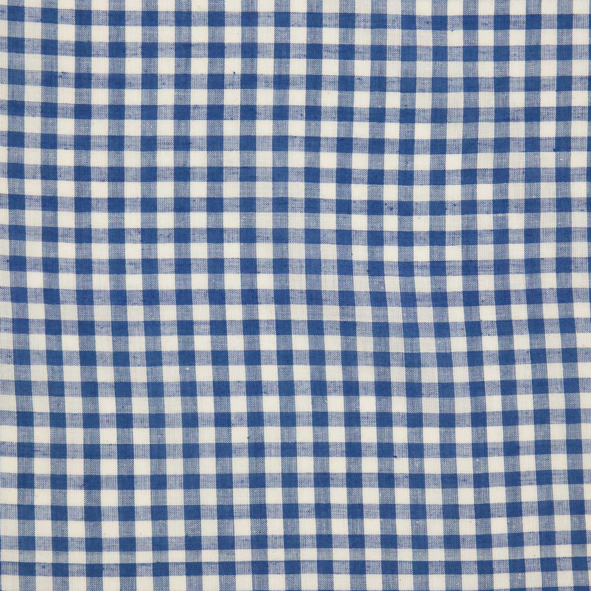 MALOU Metervara rutig, vit/blå