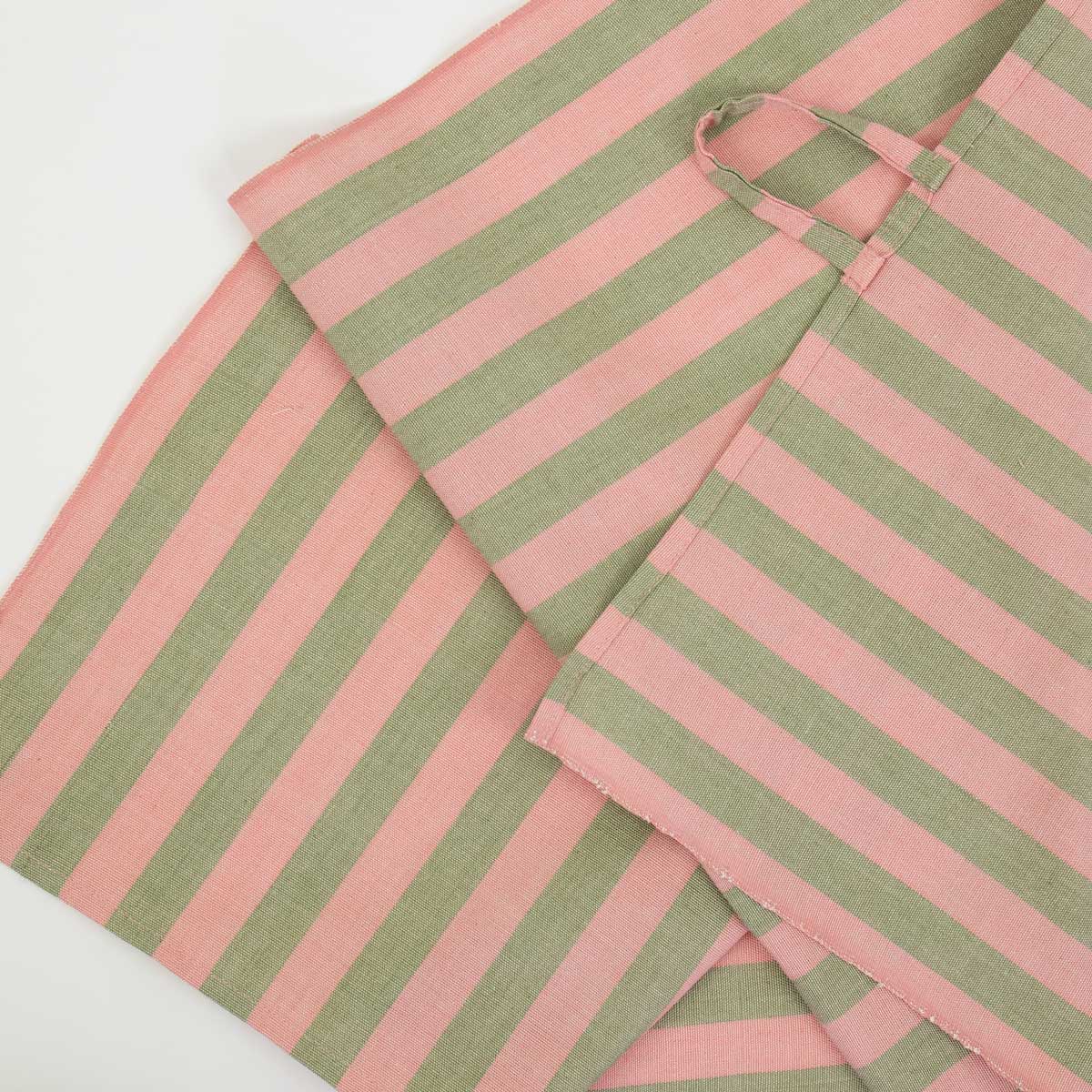 MARTINA Towel, coral/beige