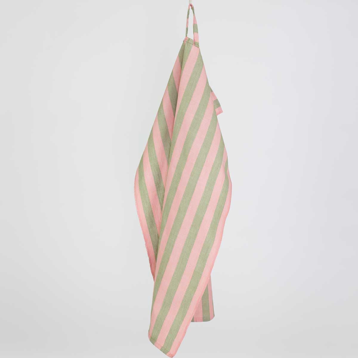 MARTINA Towel, coral/beige
