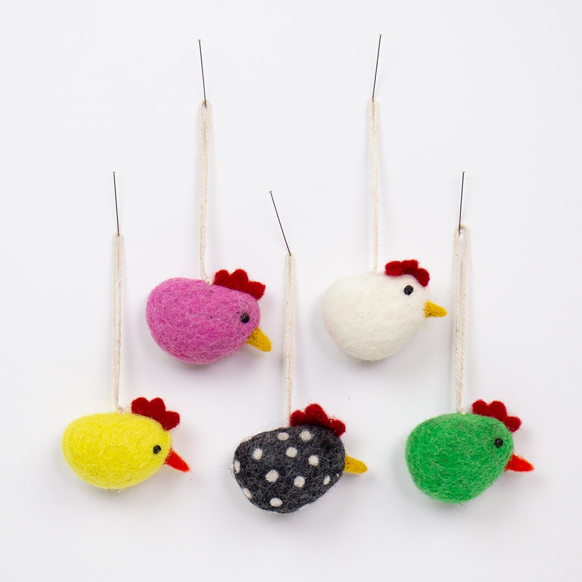 MINICHICK Ornaments, 5-pack