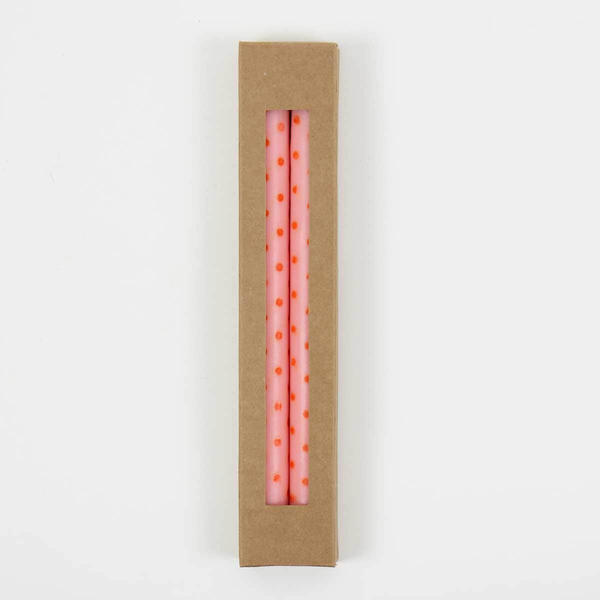 MINIDOT Ljus 2-pack, rosa/orange
