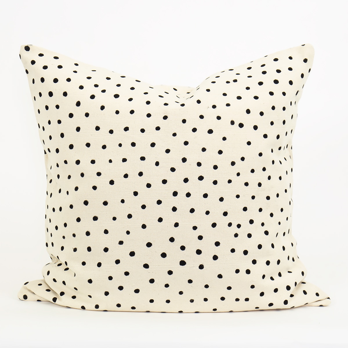 DOT Cushion cover 50x50, whi/black