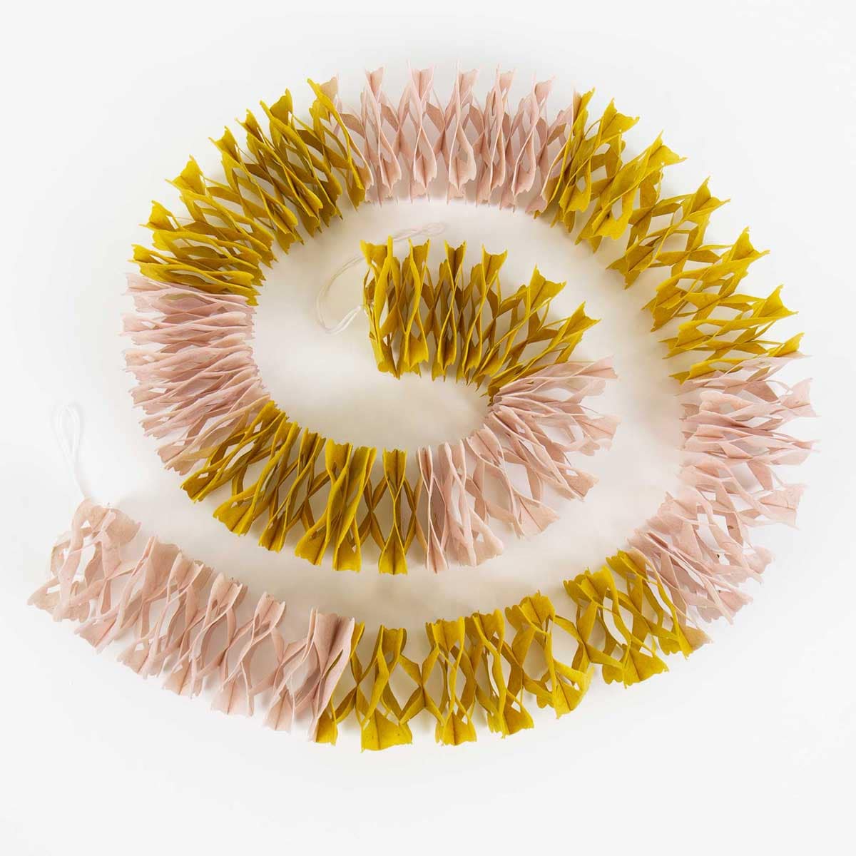 MINI Garland, light pink/mustard