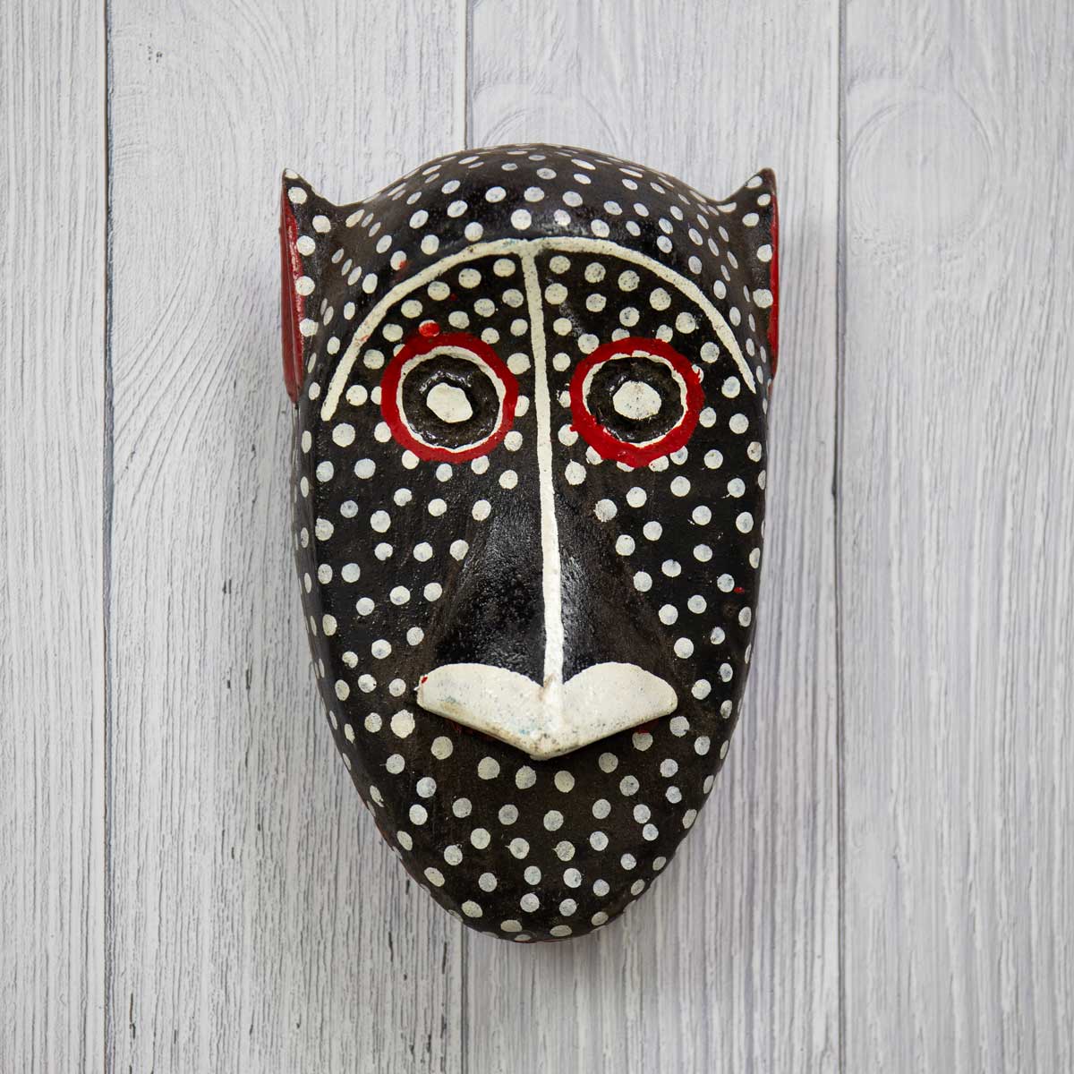 MONKEY Dotted mask, black
