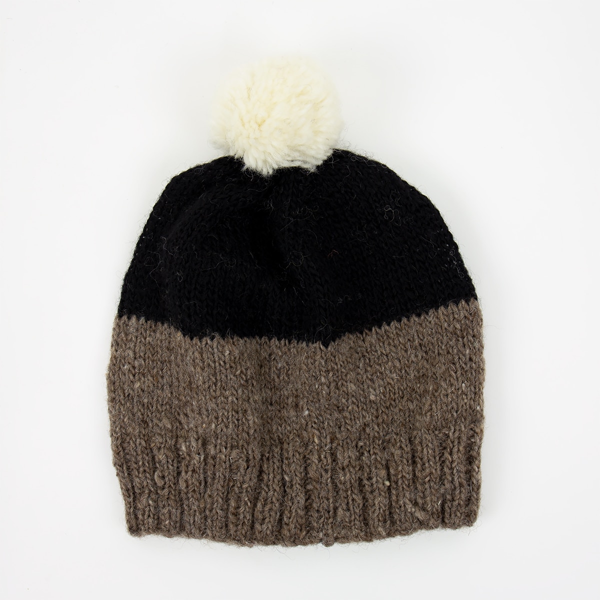 KNITS/21 Beanie, brown/black