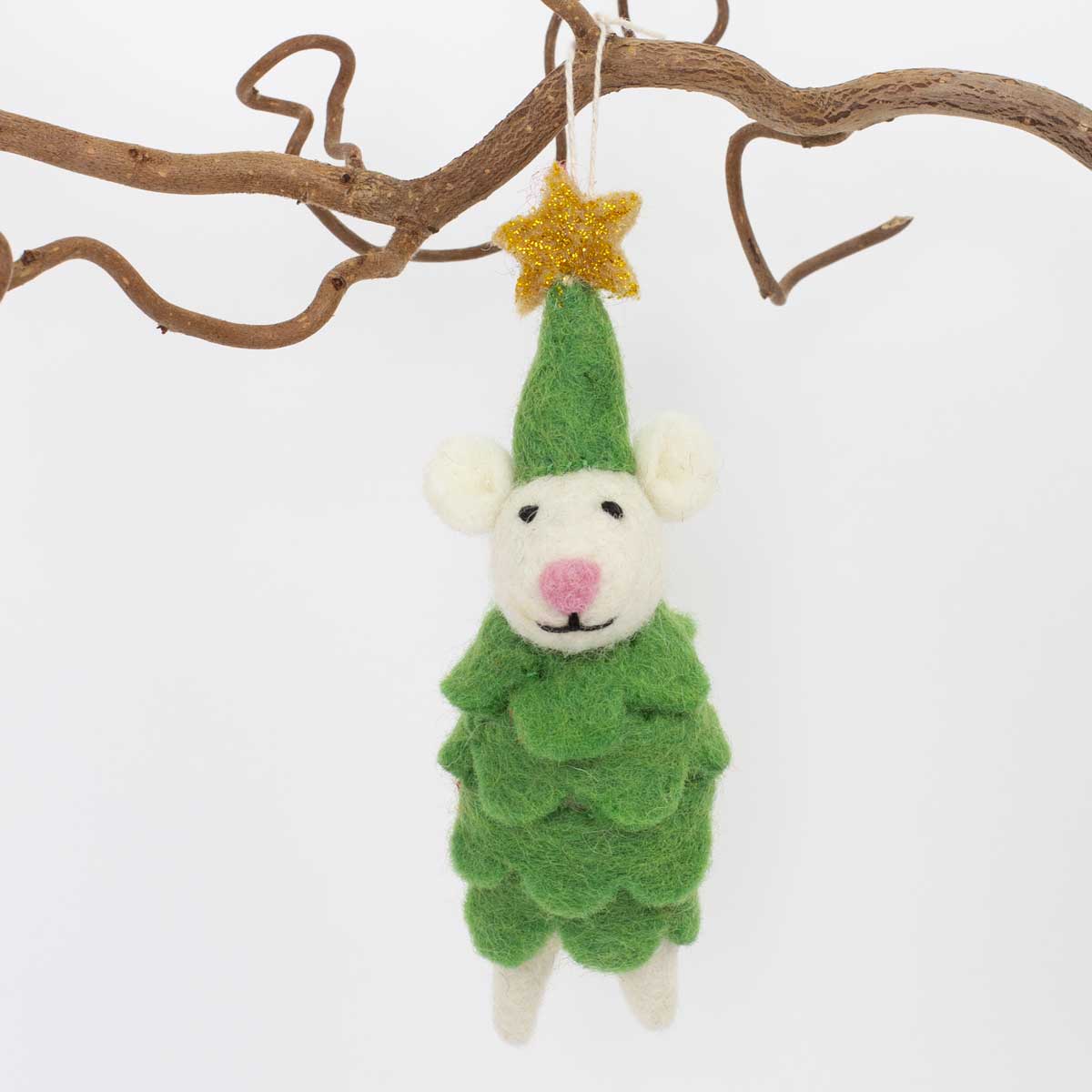 MOUSE CAP STAR Christmas ornament