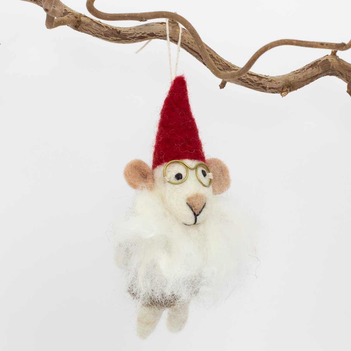 MOUSE SANTA FATHER Christmas ornament