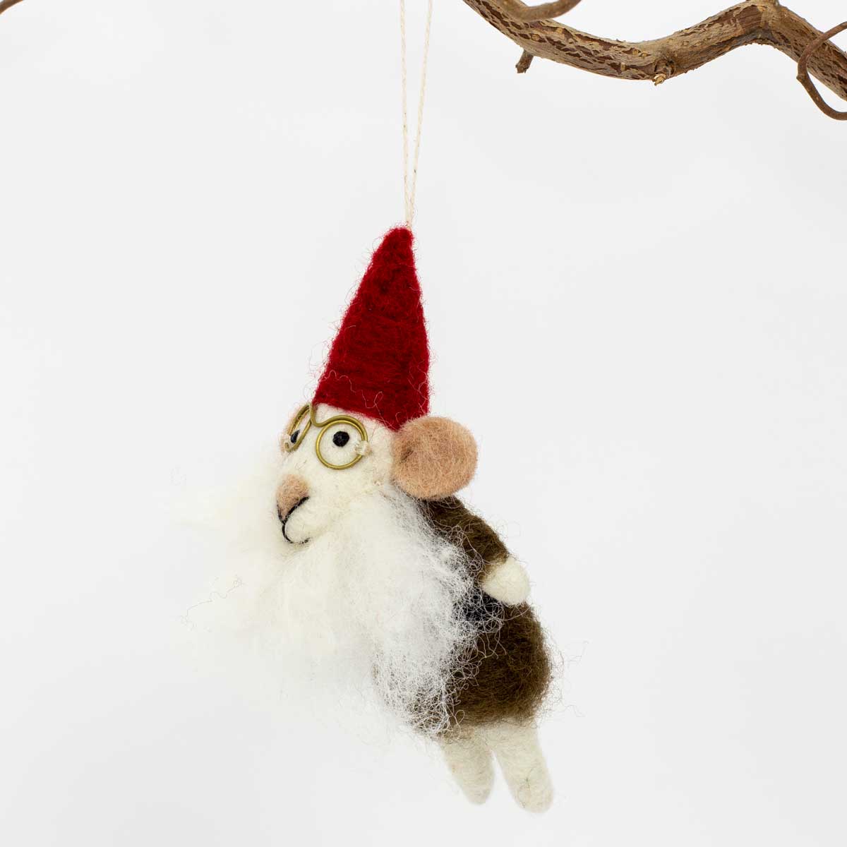 MOUSE SANTA FATHER Christmas ornament