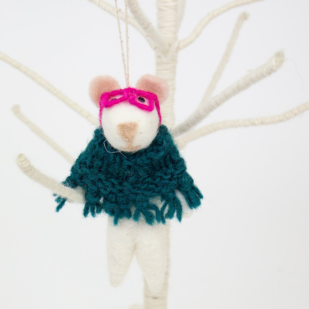 MOUSE PONSCHO Christmas pendant