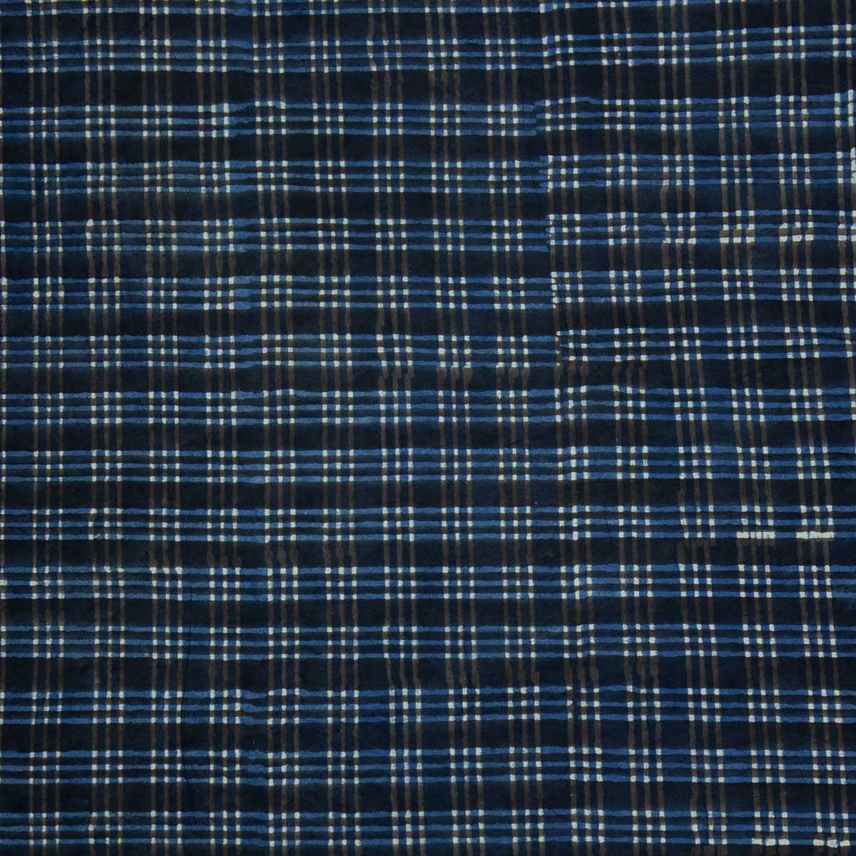 NATURAL Check Metervara, indigo
