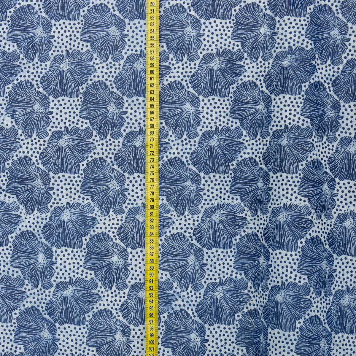 NATURAL Daffodil Metervara, indigo