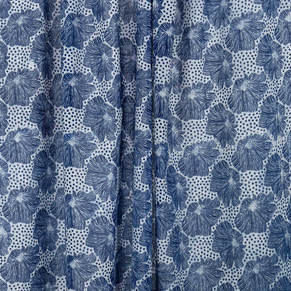 NATURAL Daffodil Metervara, indigo