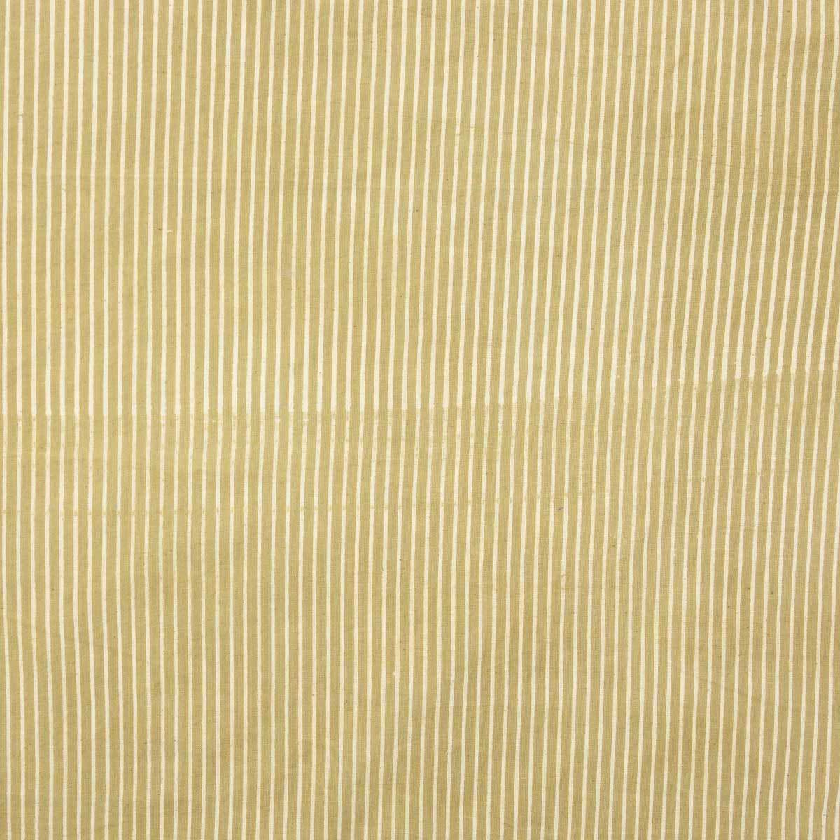 NATURAL STRIPE Fabric, mustard