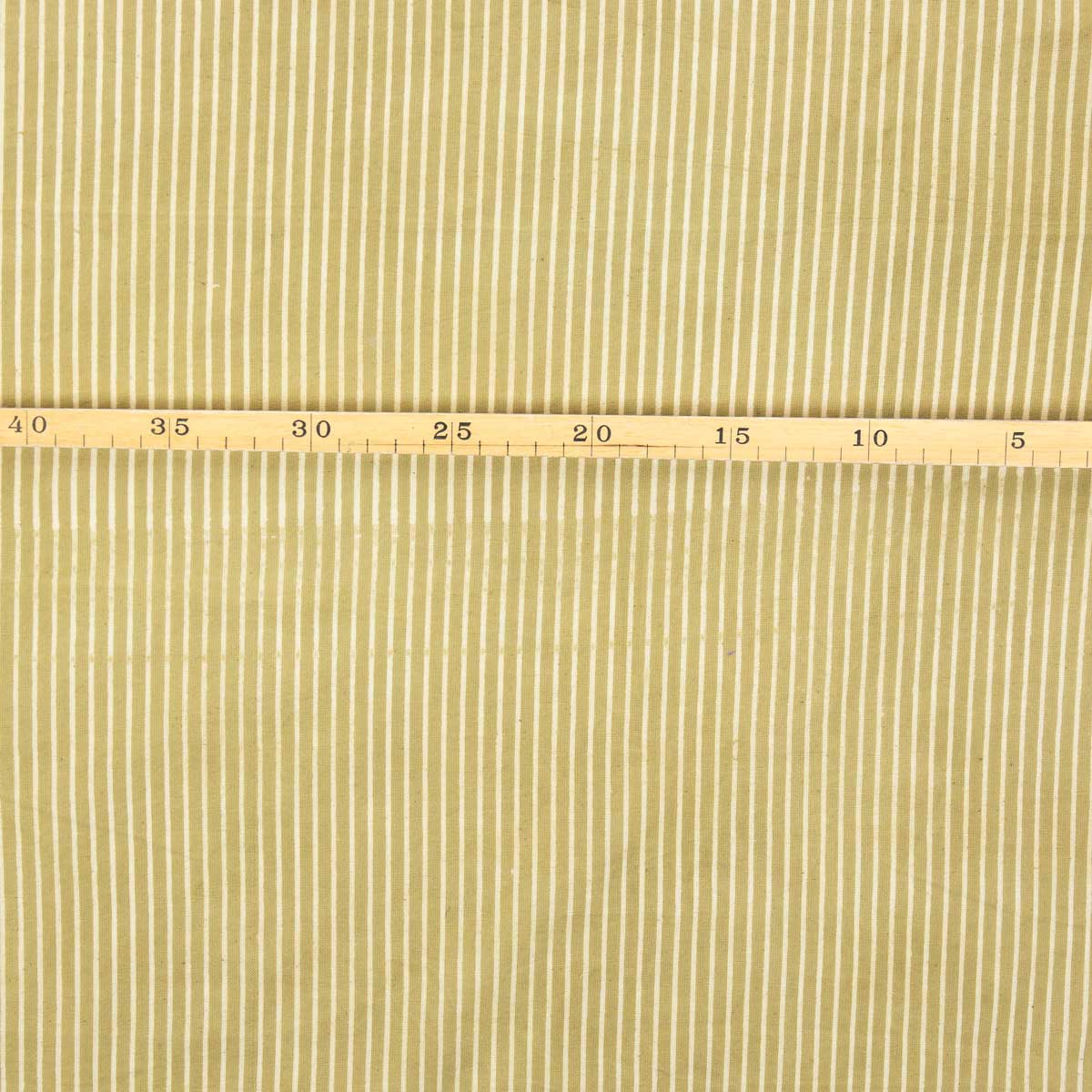 NATURAL STRIPE Fabric, mustard