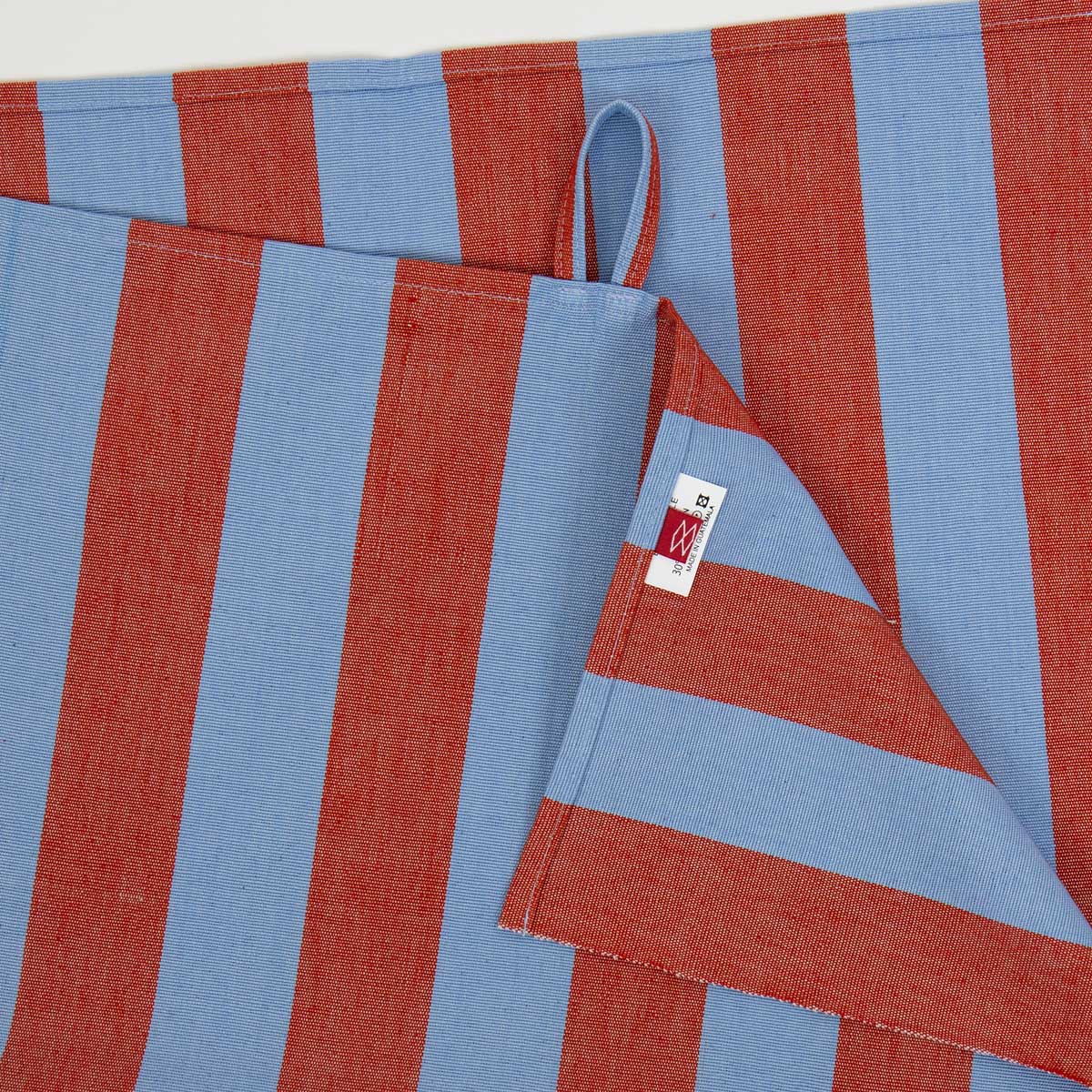 NORA Towels, blue/red