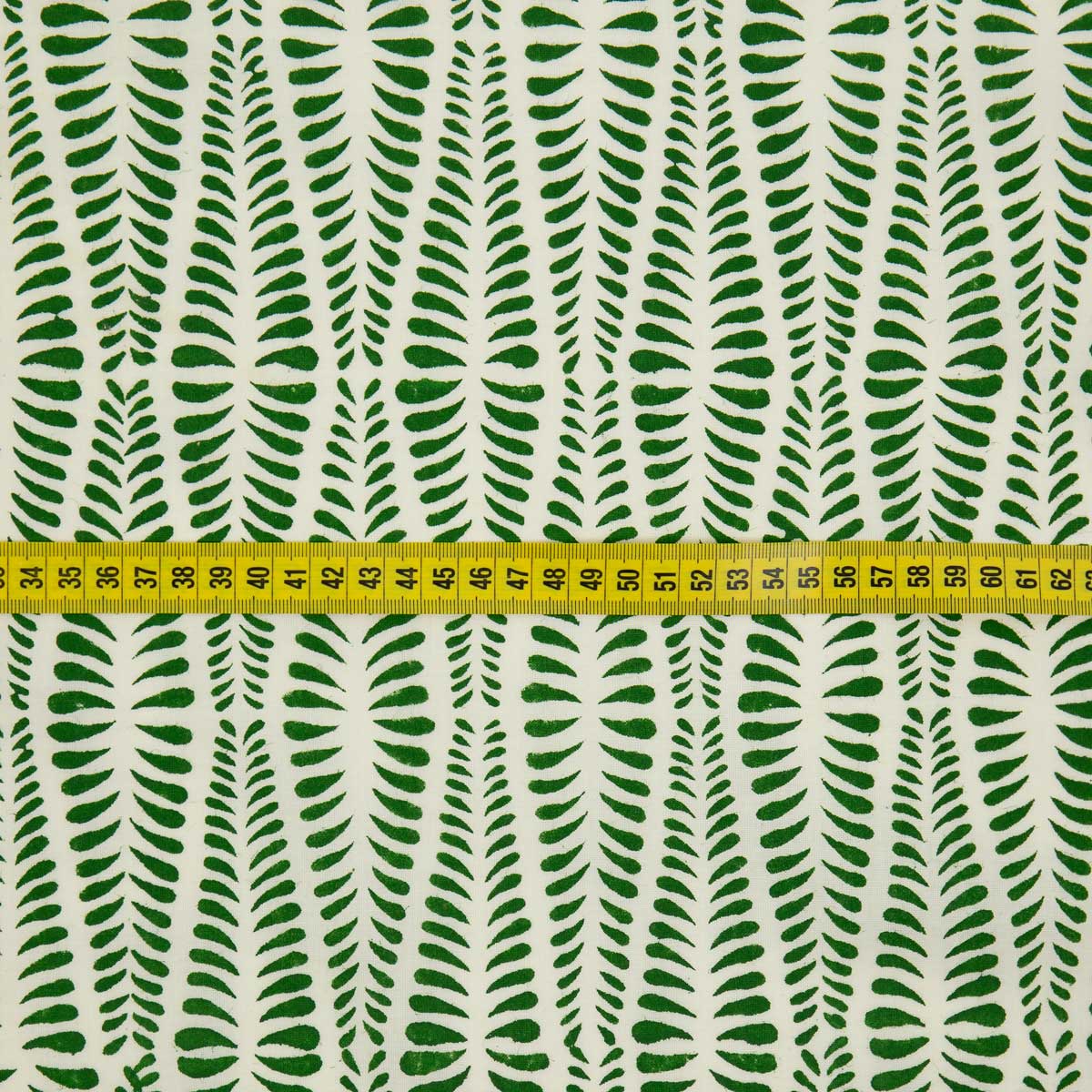 ORMBUNKE Fabric, green/white
