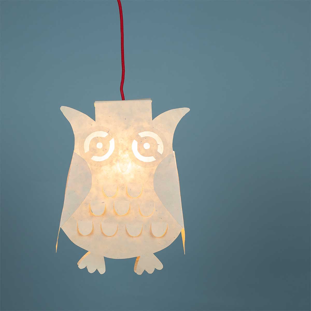 OWL Lampshade, natural white