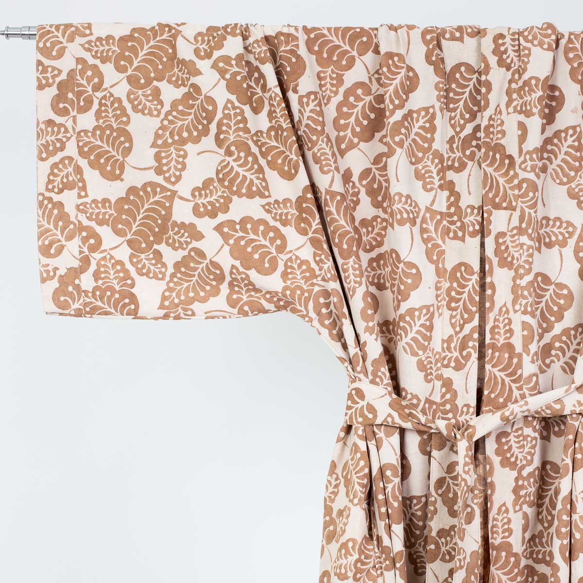 PALETTBLAD Kimono, ljusrosa/brun