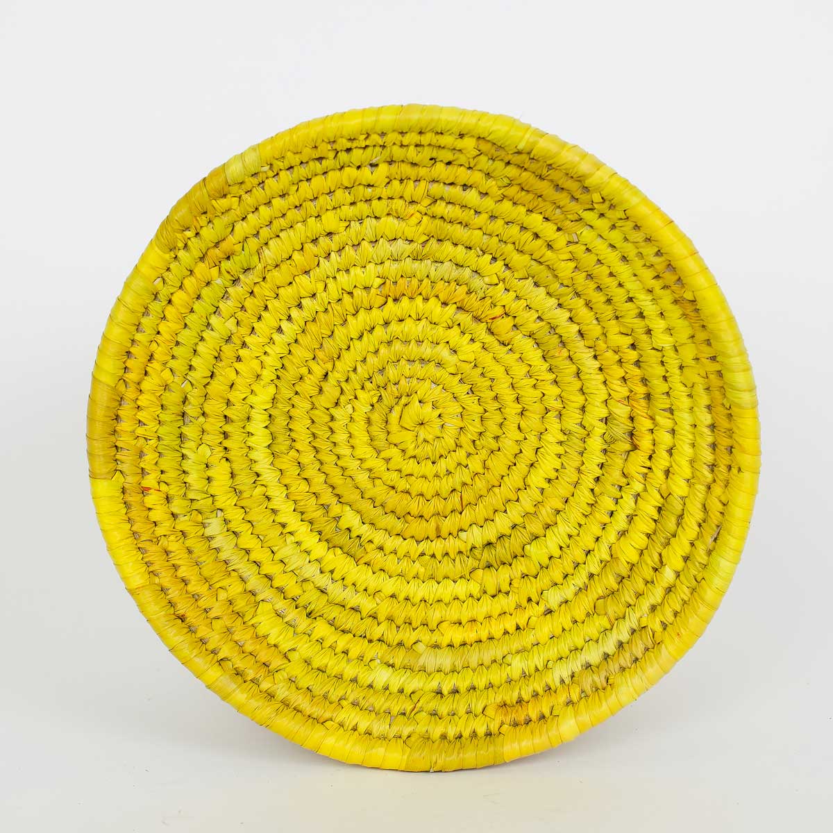 PALM COLOR Small bread basket, yellow