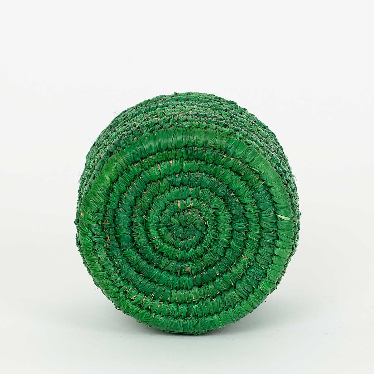PALM COLOR MINI Basket w lid, green