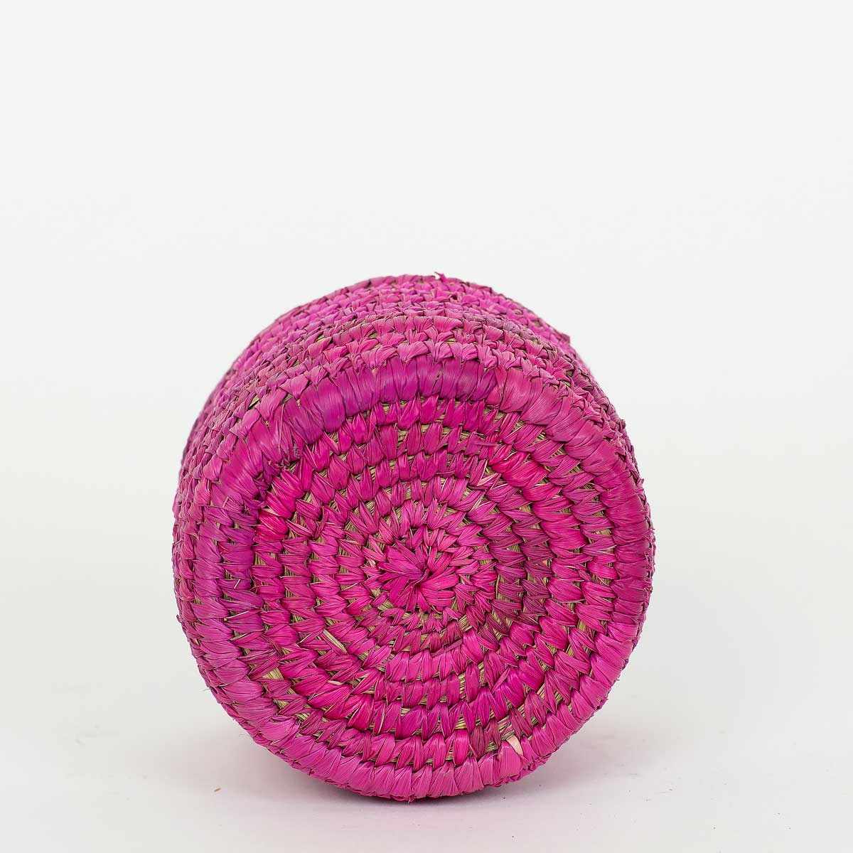 PALM COLOR MINI Basket w lid, pink