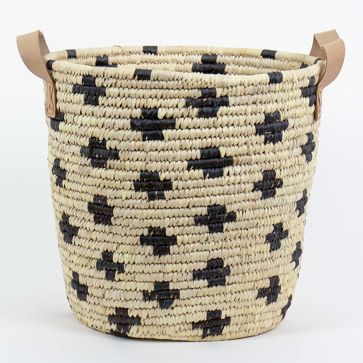 PALM PLUS Basket, natural/black