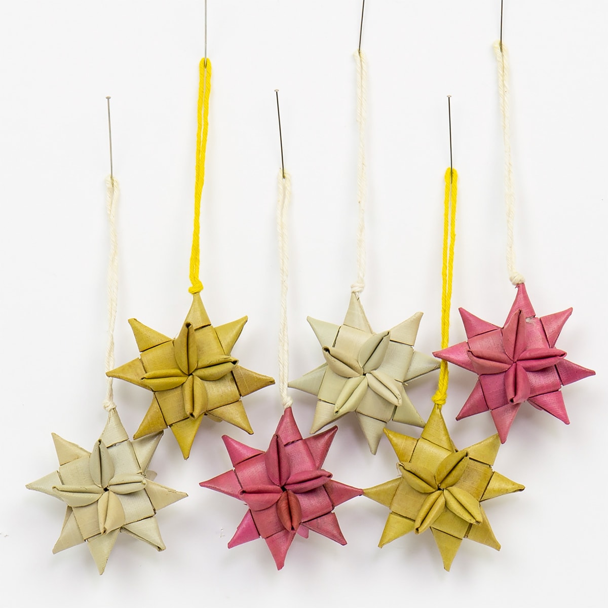 PALM STAR Christmas ornament, 6-p