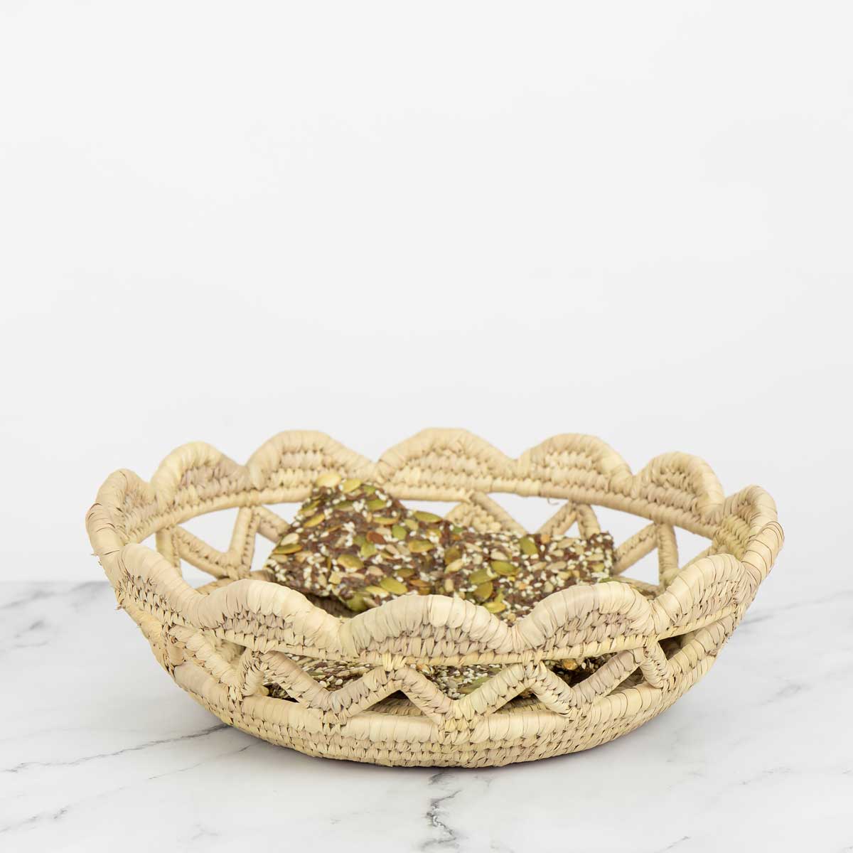 PALM ZIGZAG Bread basket