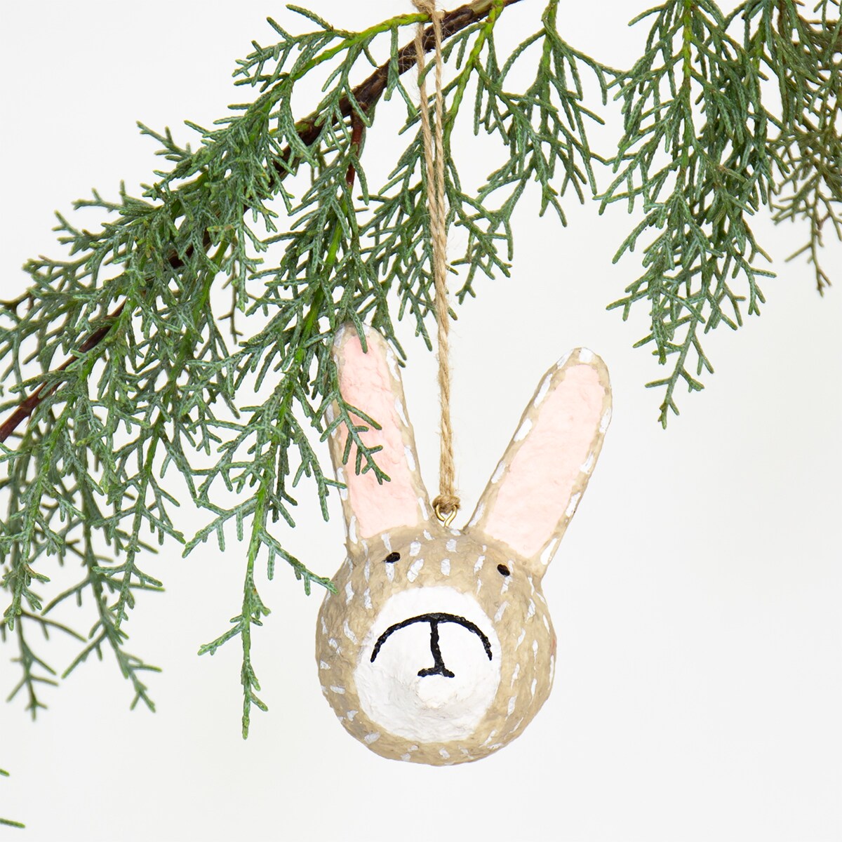 PAPIER RABBIT Christmas ornament