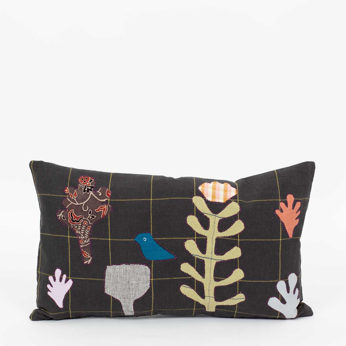 PATCH FIELD Cushion cover 30x50cm, dark